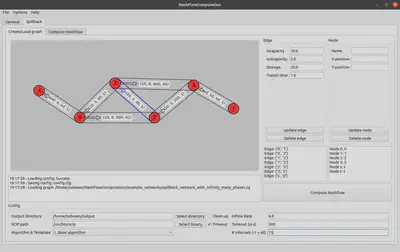 The network can be created by drag and drop.